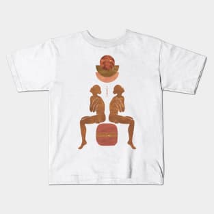 Astro Celestial Feminine Stylish Collage Prints Kids T-Shirt